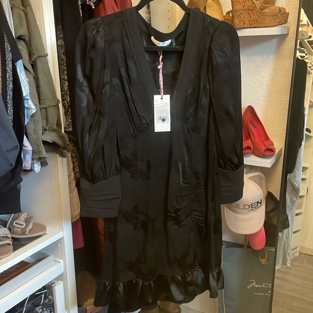 Loveshackfancy black dress